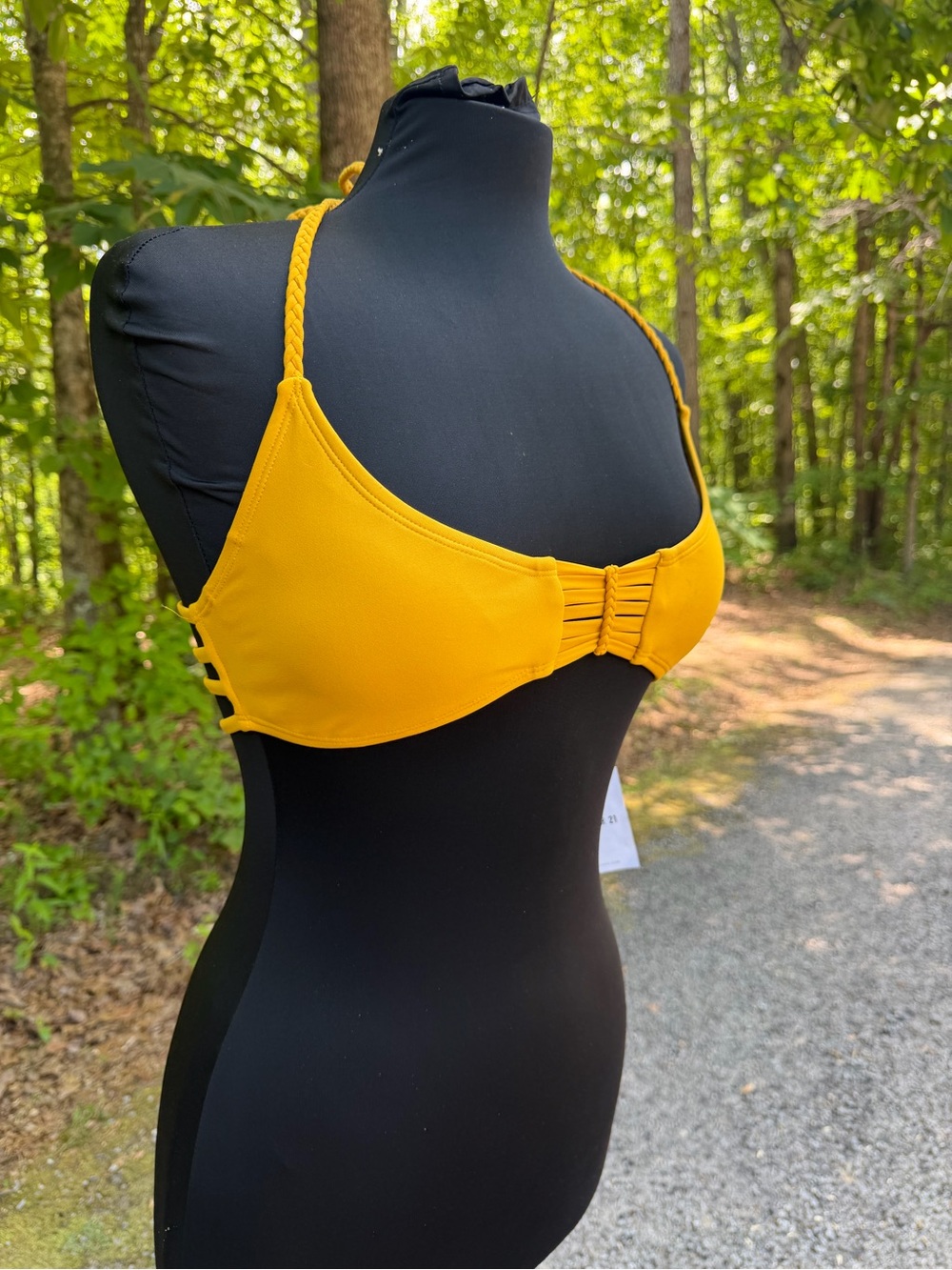 Forever 21 Mustard Yellow Bikini Top